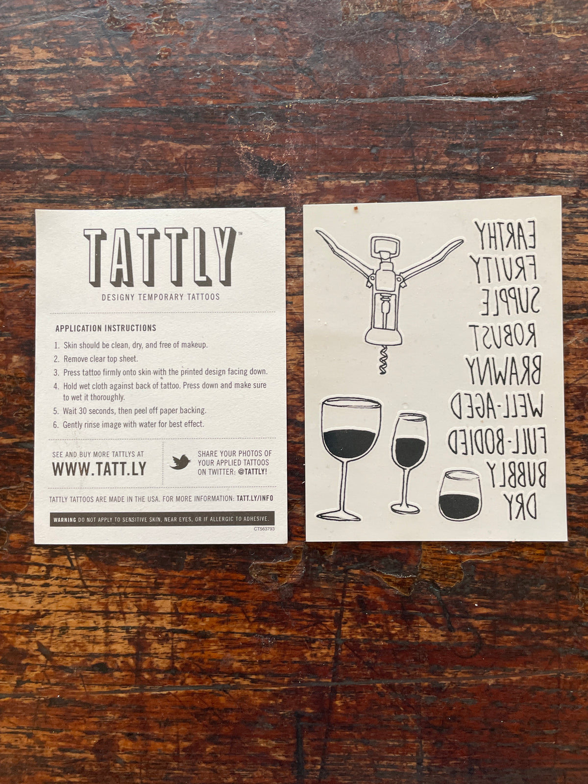 Temporary Tattoos: Thinking of a Master Plan