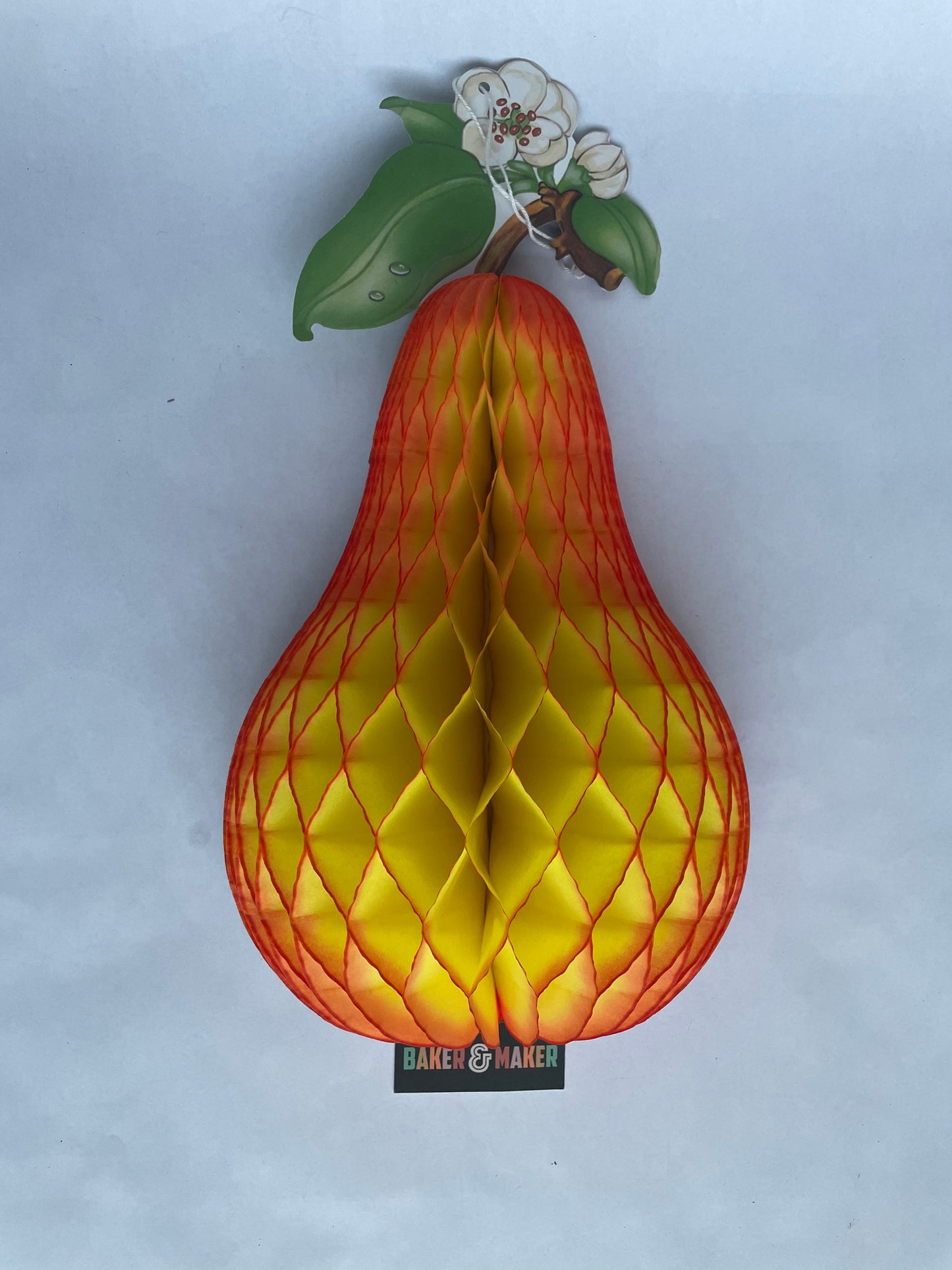 Honeycomb Decoration: Pear