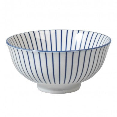 Bowls: Ceramic Japanese - Cobalt Sunburst
