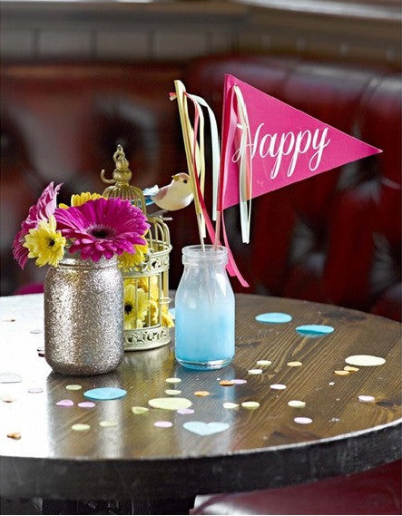 Be Happy Confetti: Multi-Coloured Party Confetti