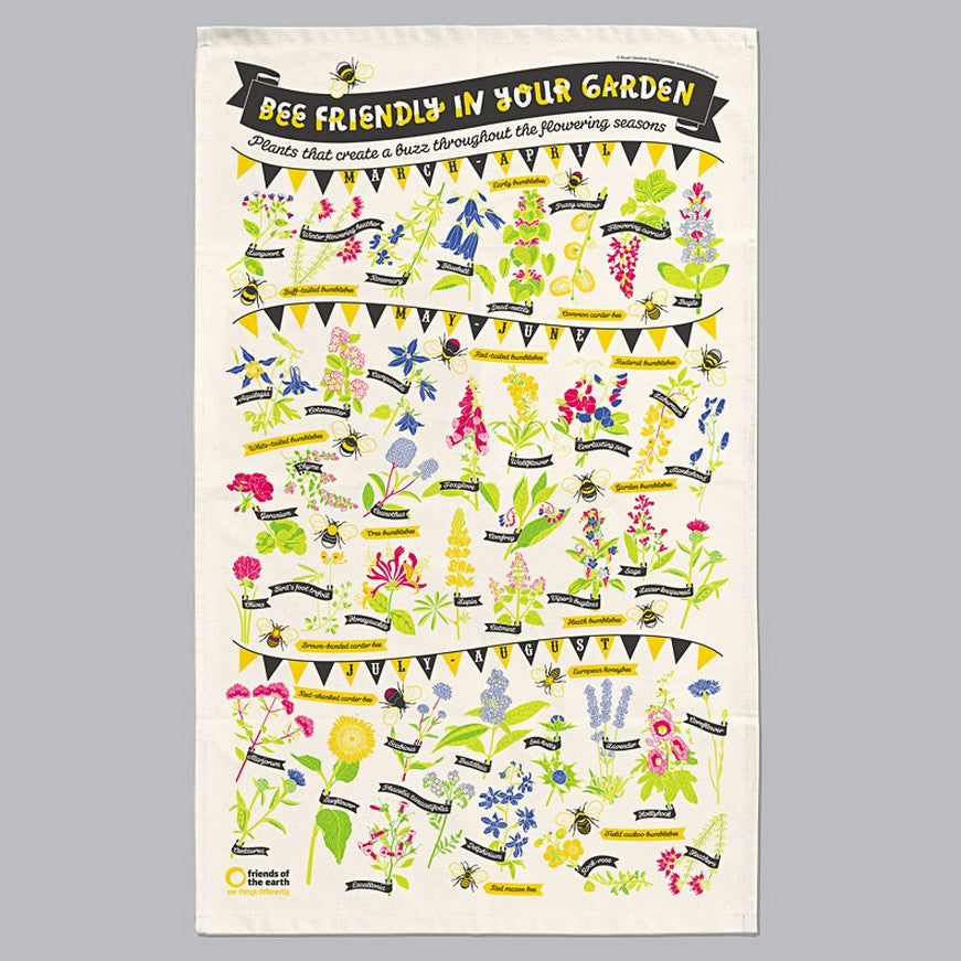 Tea Towel: Bee Friendly