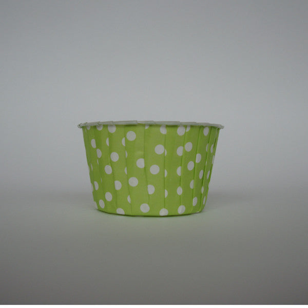 Baking Cups: Pleated Polka Dots/Spots: Pack of 20