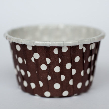 Baking Cups: Pleated Polka Dots/Spots: Pack of 20