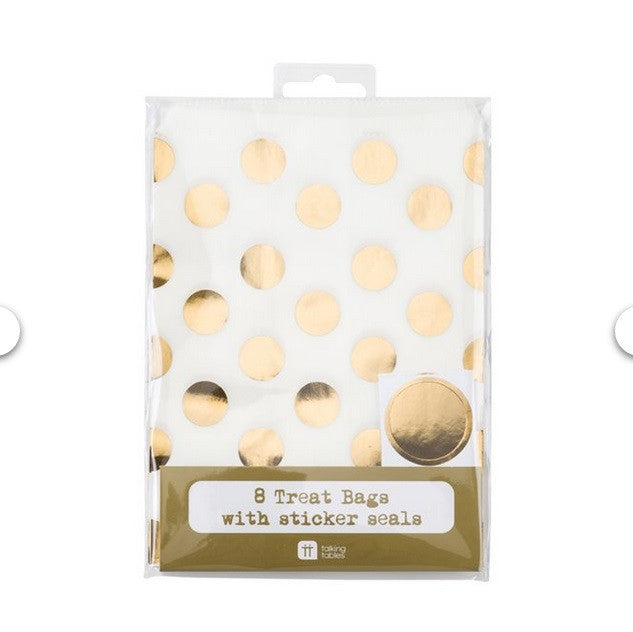 Bags: Treat Bags & Sticker Seal Set: Pack of 8