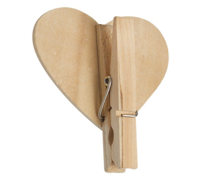 Mini Chalkboard Pegs: Rectangle and Heart