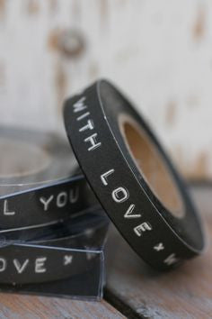 Tape: Typewriter/Dymo - 'With Love'