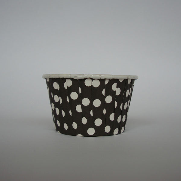 Baking Cups: Pleated Polka Dots/Spots: Pack of 20