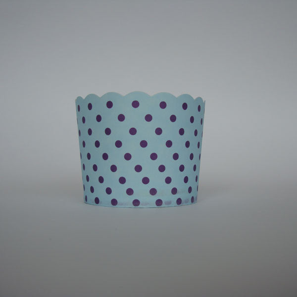 Scallop Edge Baking/Muffin Cups: Large - Stripes, Spots & Stars: Pack of 20