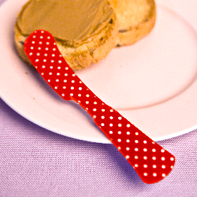 Butter Knife: Sabre Paris - Red Polka Dot