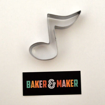 Cookie Cutters: Stainless Steel Musical Note