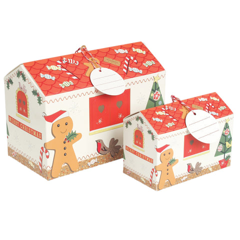 Gift Box: Christmas House - Set of 2