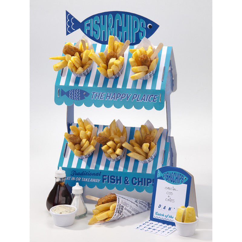 cheap as chips fish accessories Fish & Chips Stand – Baker and Maker