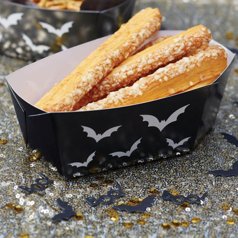Halloween Food Tray: Black Coffin Shaped