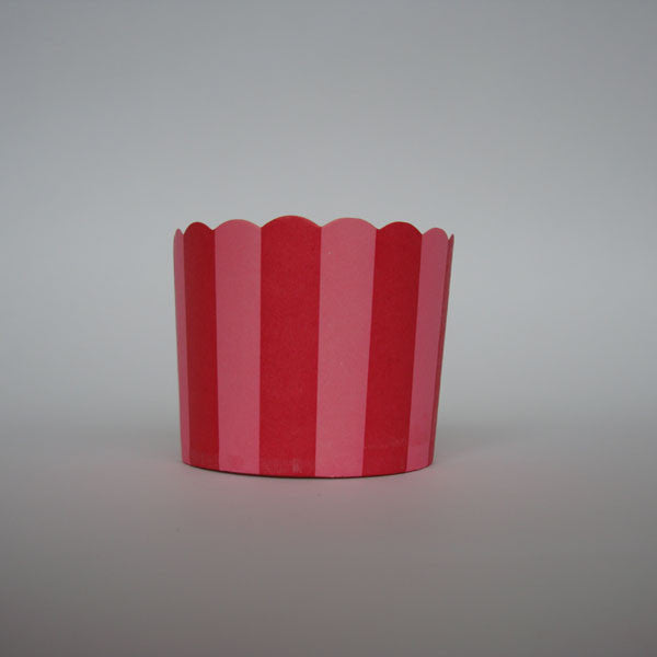 Scallop Edge Baking/Muffin Cups: Large - Stripes, Spots & Stars: Pack of 20