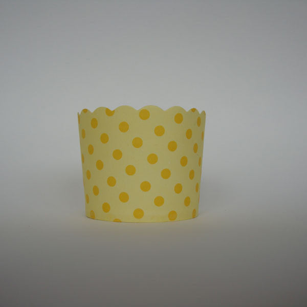 Scallop Edge Baking/Muffin Cups: Large - Stripes, Spots & Stars: Pack of 20