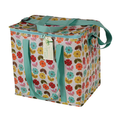Picnic and Cooler Bag: Mid Century Poppy