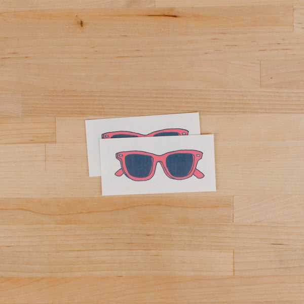 Temporary Tattoos: Sunglasses