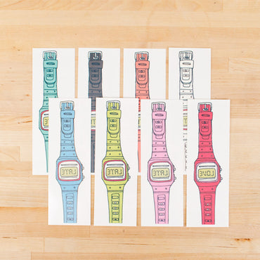 Temporary Tattoos: Watch Set