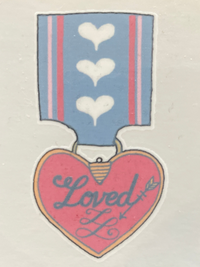 Temporary Tattoos: Loved Medal