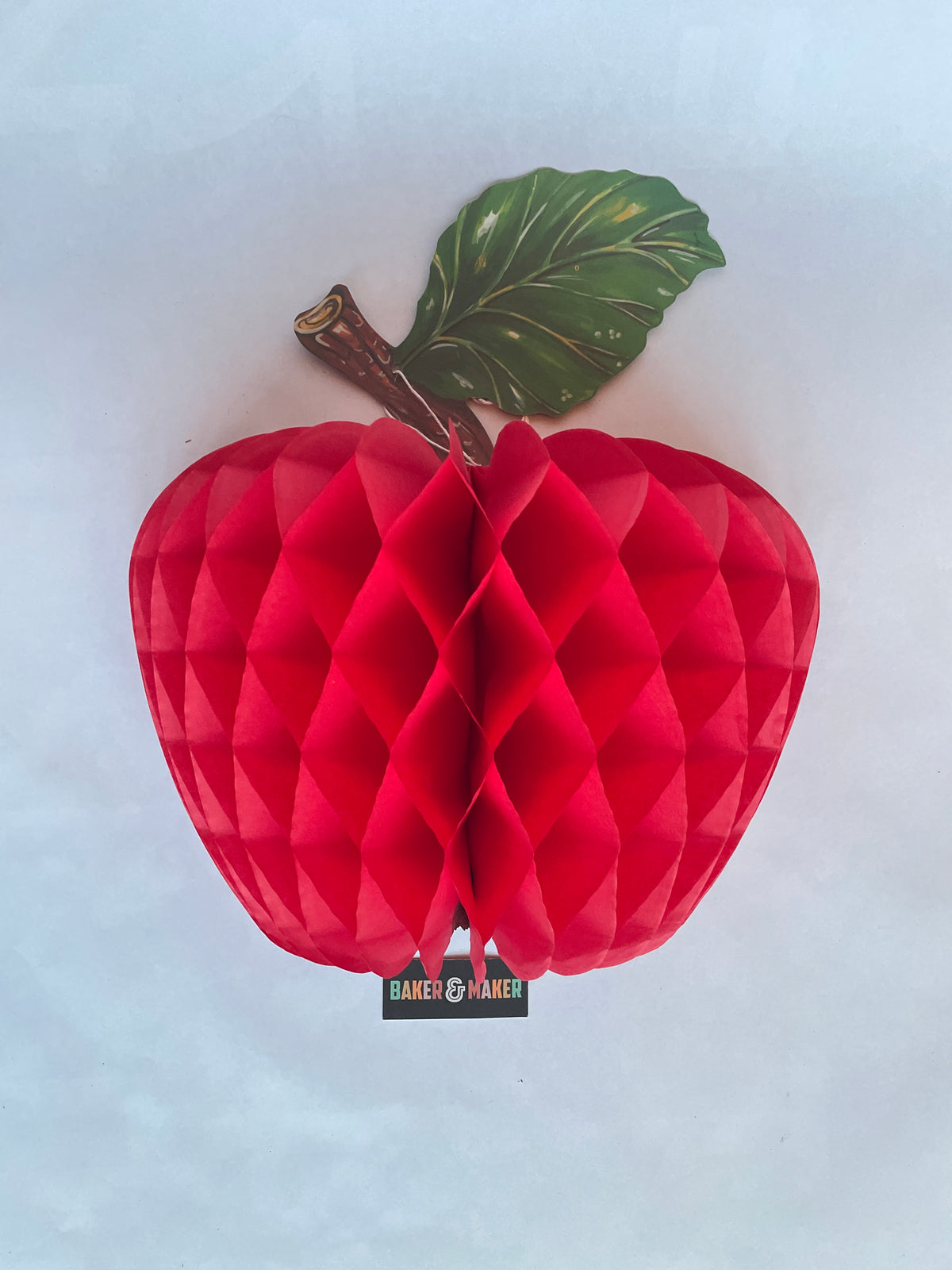 Honeycomb Decoration: Red Apple