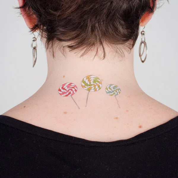Temporary Tattoos: Lollipops