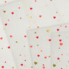 Treat Bags: Meri Meri Glassine White with Hearts: Pack of 24