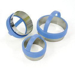 Round Pastry Cutters: Set of 3.