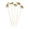 Gold Animals on Sticks