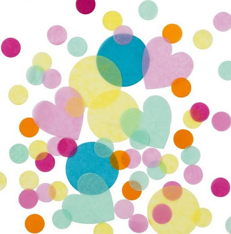 Be Happy Confetti: Multi-Coloured Party Confetti