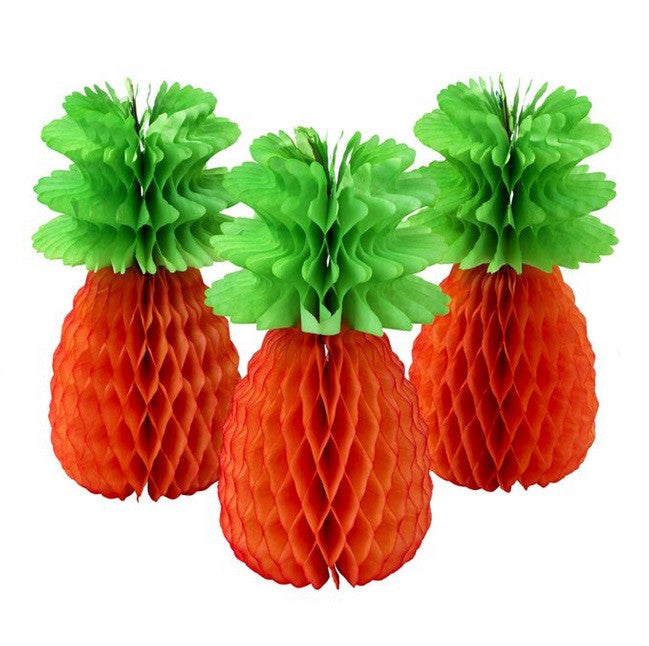 Honeycomb Decorations: Pineapple