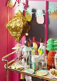 Honeycomb Decorations: Pineapple