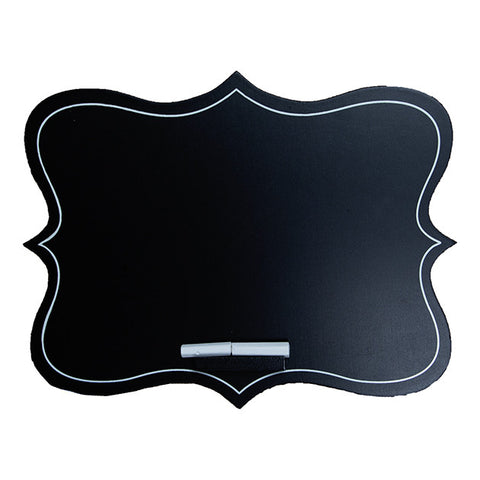 Ornate Rectangular Chalkboard Plaque | Baker and Maker