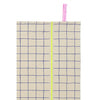 Tea Towel: Gaston Yellow Grid - La Cerise Sur Le Gateau