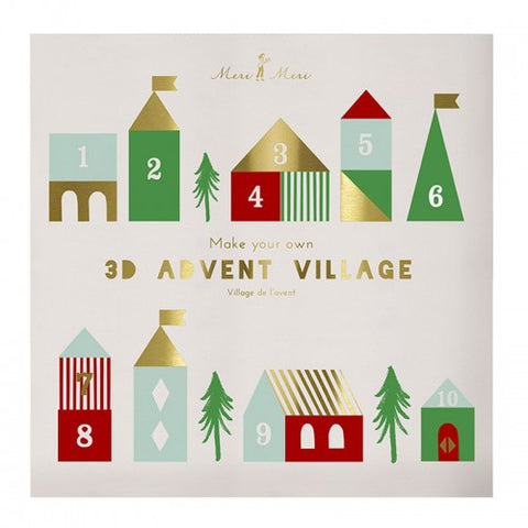 Advent Calendar: Meri Meri 3D DIY Christmas Village