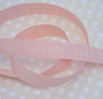 Ribbon: Great British Baker Various Colours - 15mm 4m