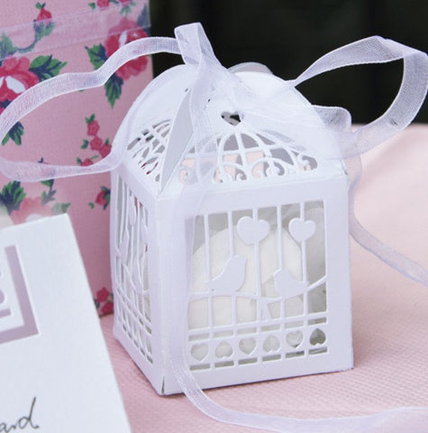 Favour Boxes: Birdcages & Love Birds - Pack of 10
