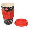 Reusable Eco Travel Mug: Floral