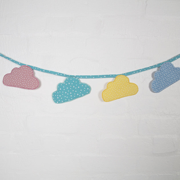 Fabric Bunting: Cloud