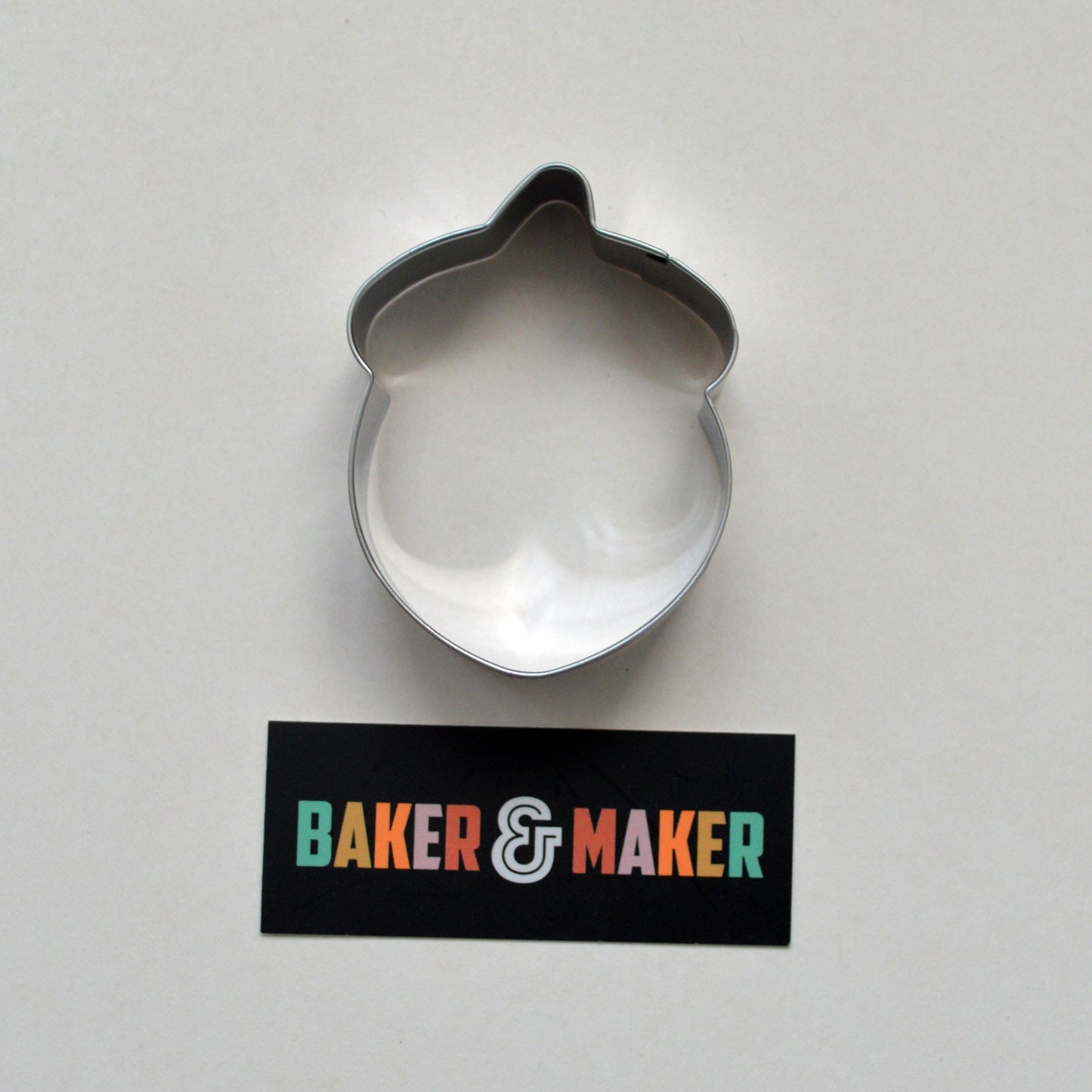 Cookie Cutters: Stainless Steel Acorn