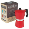 Red Espresso Coffee Macchinetta Moka Pot