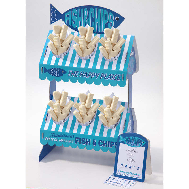 fish and chips shop accessories Fish & Chips Stand – Baker and Maker