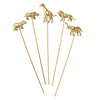 Gold Animals on Sticks