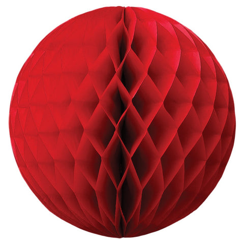 Honeycomb Decoration: Red - 2 sizes