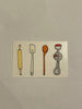 Temporary Tattoos: Kitchen Utensils Set