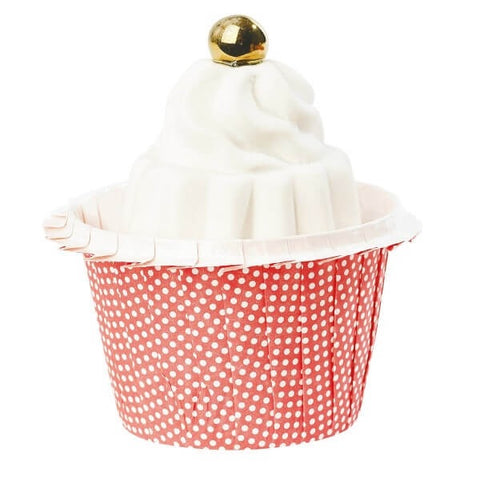 Baking Cups: Miss Etoile Red Polka Dot