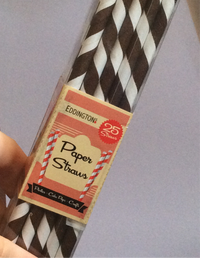 Paper Straws: Brown, Blue or Green