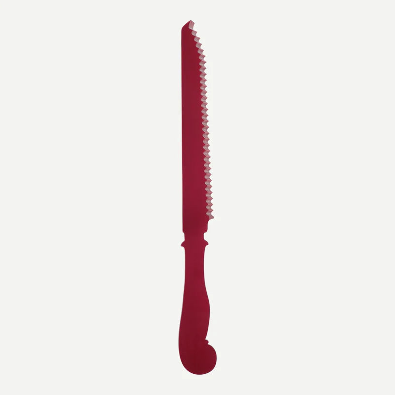 Cake or Bread Knife: Sabre Paris Honorine - Green, Orange, Pink, Red