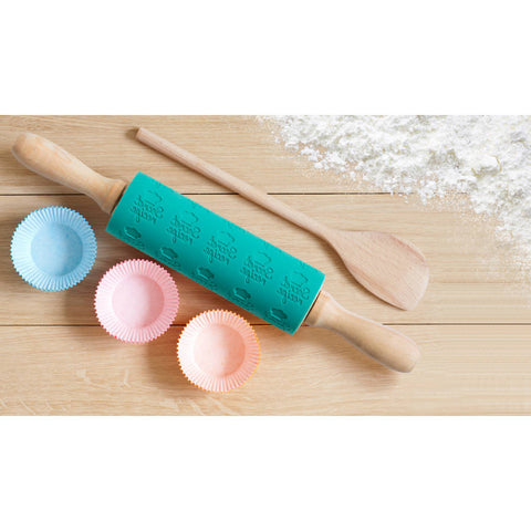 Embossed Rolling Pin: 3 different messages