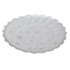 Mince Pie Plates: Silver with White Snowflakes - Pack of 8