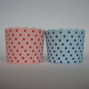 Scallop Edge Baking/Muffin Cups: Large - Stripes, Spots & Stars: Pack of 20
